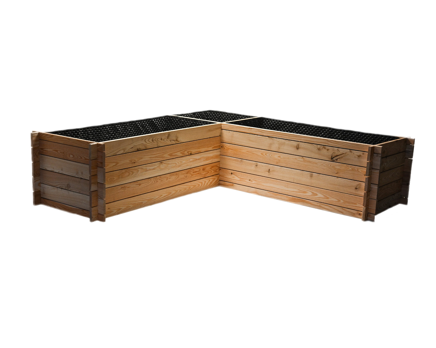 Dřevěný vyvýšený záhon z modřínu - L MAXI | 198x70x50