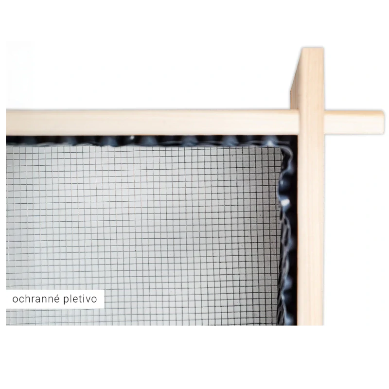 Dřevěný vyvýšený záhon z modřínu - U MAXI | 198x60x50